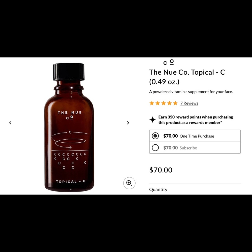 The Nue Co Topical C NEW IN BOX UNOPENED UNUSED